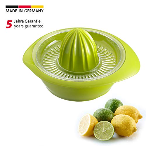 Westmark Presse-Orange/Citron/Lemon avec Récipient, Diamètre : 18,7 cm, Capacité : 0,5 litre, Plastique, Limetta, Vert pomme, 3091227A