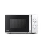 Toshiba Autonome MW2-MG20P(WH) 3-en-1 Four à micro-ondes Grill Combiné, 20 L, 5 Niveaux de Puissance Réglables, Minuteur, 800 W, Grill 1000 W, Blanc